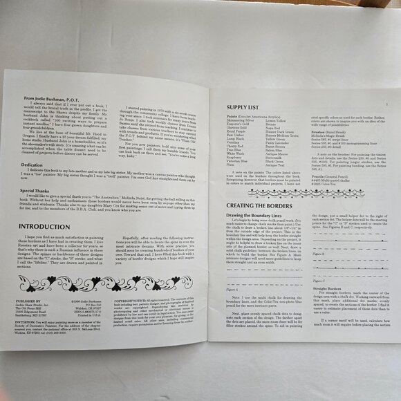 Fancy Borders By Jodie Bushman Decorative Painting Design Book - Picture 2 of 14